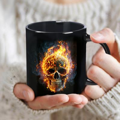 New, Hot-selling Skull, Ceramic Coffee, Mug, Water Cup Gift.