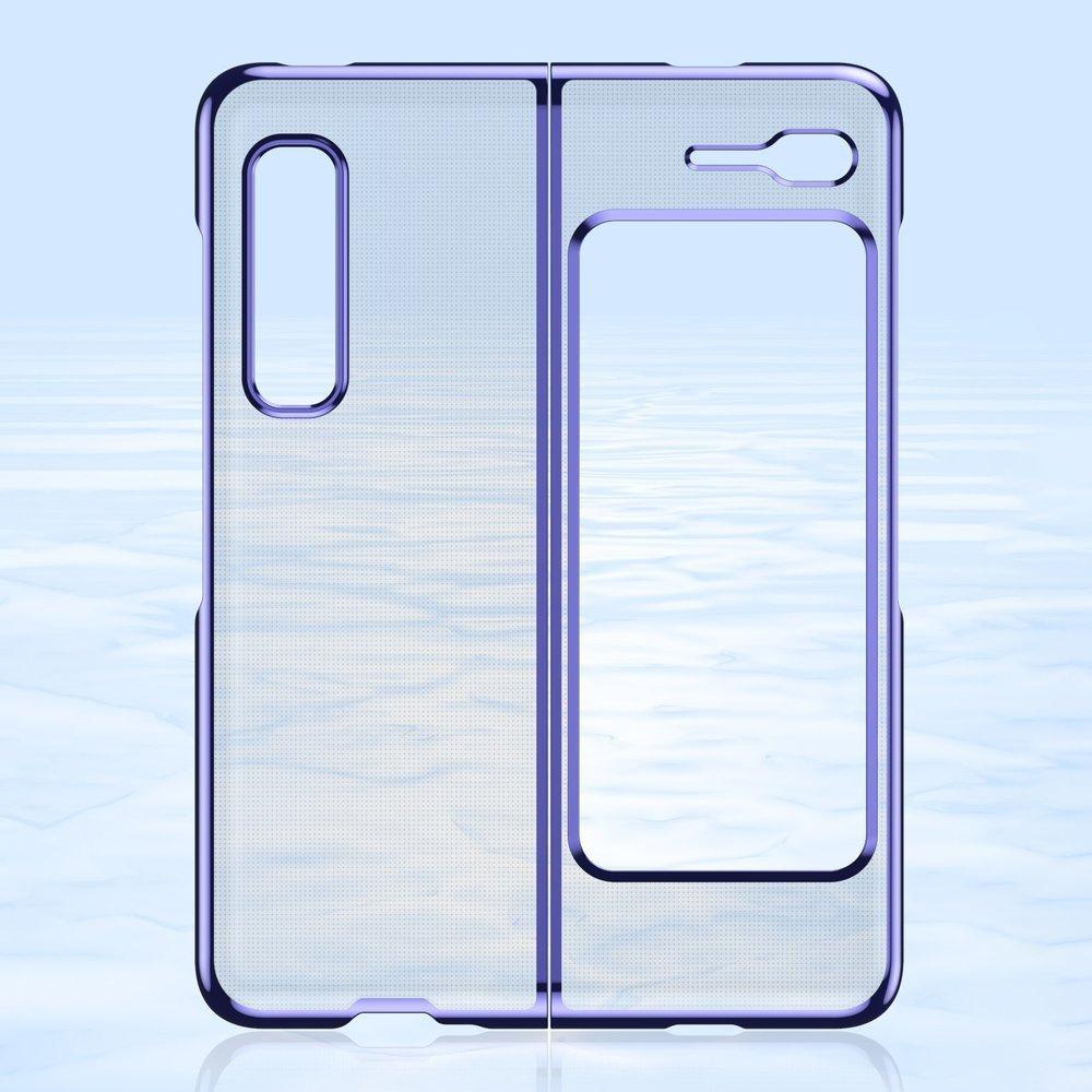 Premium Metallic Frame Blue Case for Samsung Galaxy Fold