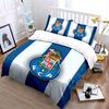 Rayas azules, escudo FCP. Juegos de cama Juegos de fundas nórdicas Fundas nórdicas Fundas de almohada(1 * Funda de edredón 2 * Fundas de almohada sin relleno de edredón)
