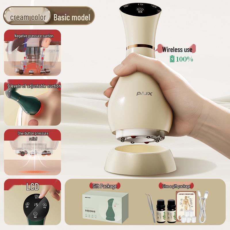 

Rechargeable Electric Cupping Massager with Back Heating - Model 4503B