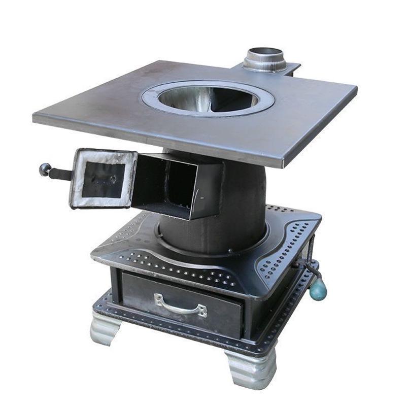 Энергосберегающая печь на угле и дровах для зимнего отопления