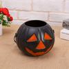 6PCSHalloween Decoration Trick Or Treat Portable Pumpkin Bucket Black Small Candy Bucket For Halloween Decoration Party Supplies