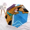 Scooby-Doo  pattern, automatic folding umbrella, portable and foldable design, 8 ribs, a Christmas or birthday gift.