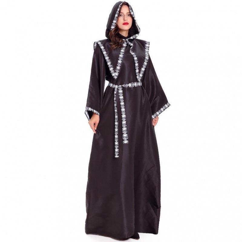 Hot Sale, Grim Reaper, Deadpool Stage Costume, Men's Halloween Cape Wizard Costume