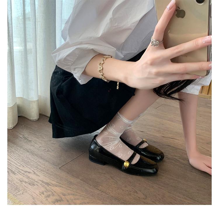 

Whole cowhide~ Small gold buckle super soft sole not tired feet, genuine leather single shoes women s spring Mary Jane small leather shoes, fla 40