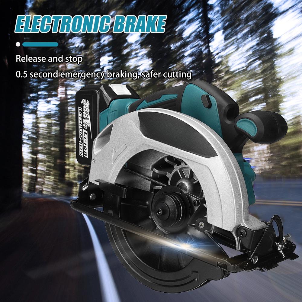 7inches 388VF 180mm Cordless Circular Saw Versatile for Woodworking Cutting  18V 22900mAh