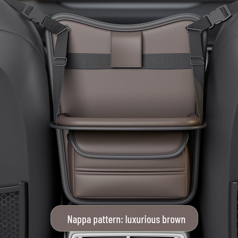 Car Seat Back Organizer with Tray & Tissue Box