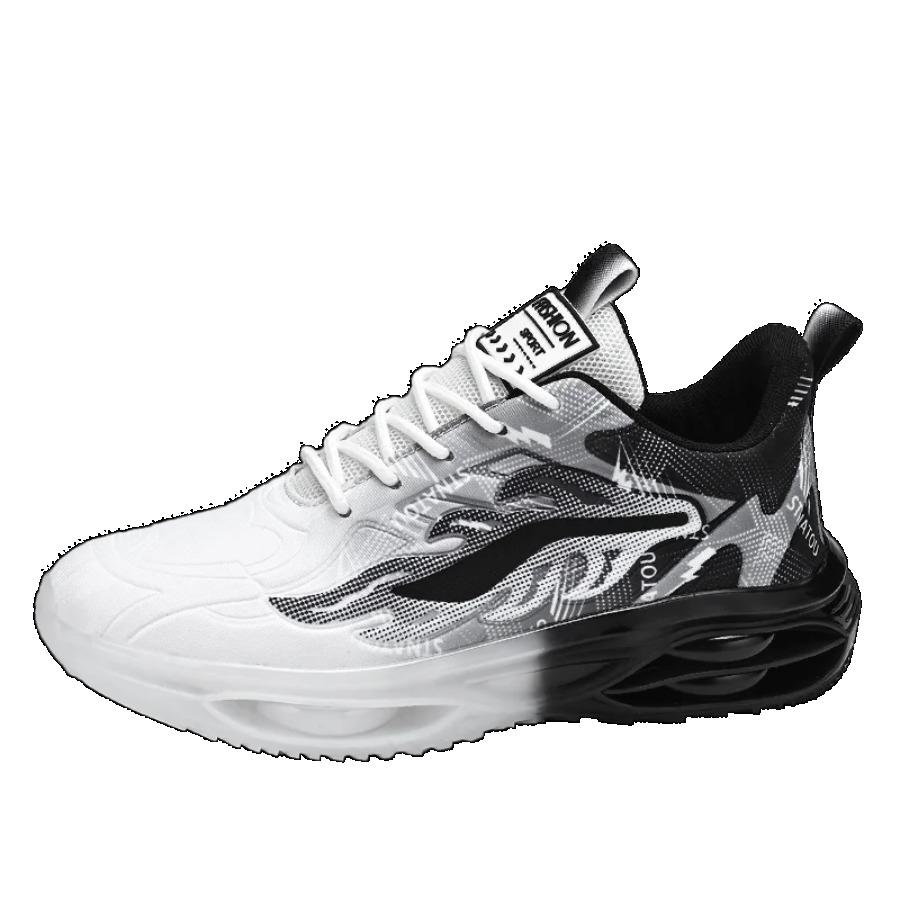 

Мужская повседневная спортивная обувь для ходьбы, весна и лето, плоские нескользящие дышащие мокасины, большие размеры, мужские кроссовки из вулканизированной ткани 46 чёрный