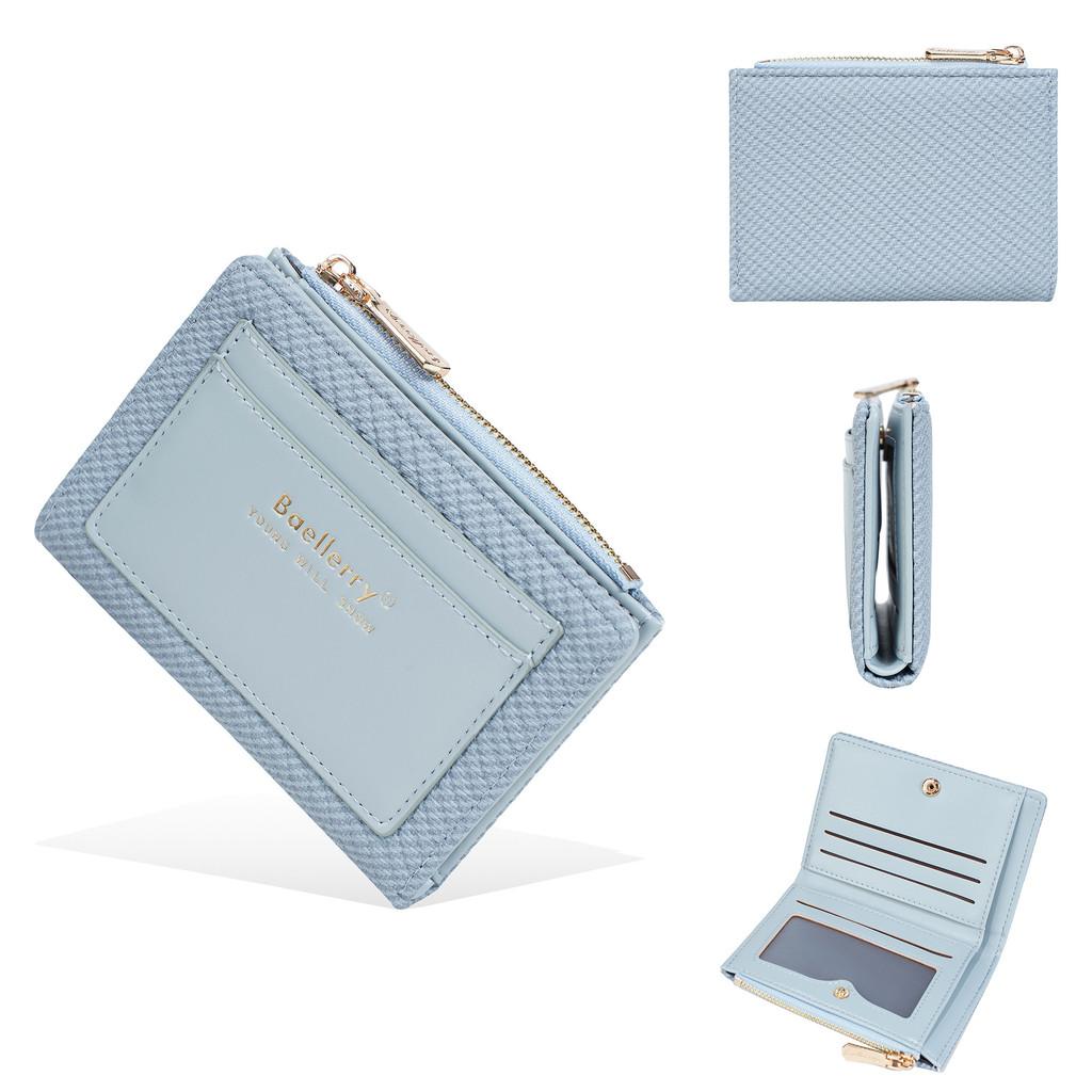 Womens Pu Wallet With Multi Card Slots And Zipper For Daily Use