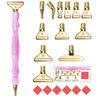 Diamant-Pinselset - Ein 19-teiliges Set lebendiger Farbverlaufswerkzeuge mit ergonomischen Griffen für präzises Diamantmalen