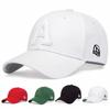 Unisex A Letter Embroidery Baseball Caps Outdoor Adjustable Spring and Autumn Casual Sunscreen Hat