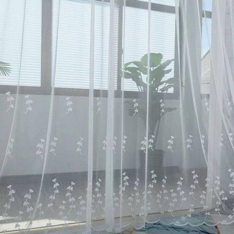 2026 New Style Sheer Gauze Curtains - Versatile, Thin Design for Living Room, Bedroom, Balcony - Self-Adhesive Household Décor