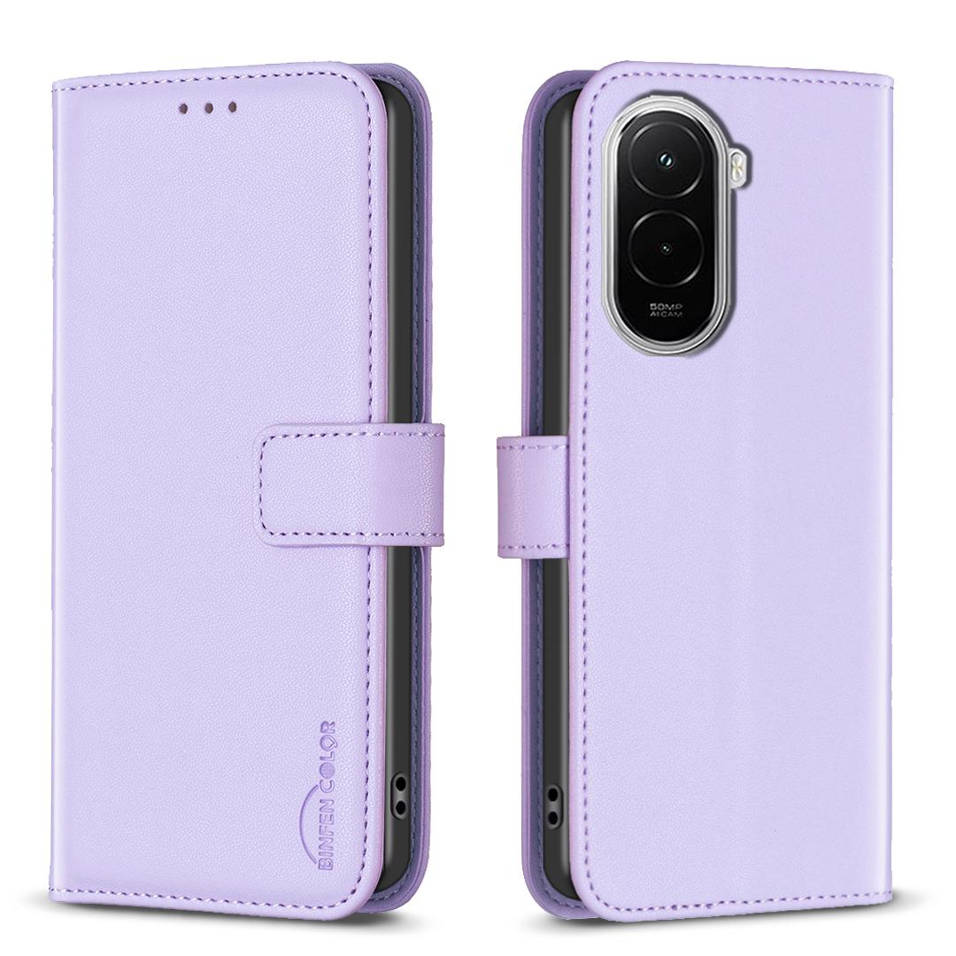 

For Xiaomi Poco M7 4G (169mm) Phone Case BINFEN COLOR BF17 Wallet Folio Flip Leather Cover