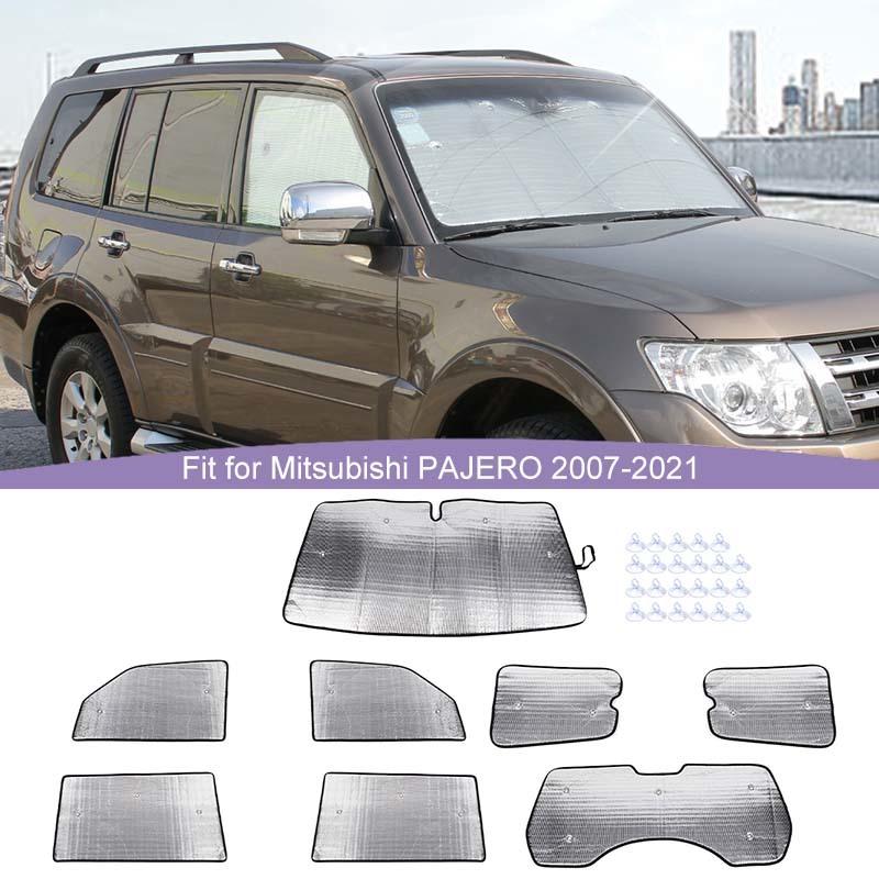 Car Windshield Sunshade Window Shade Foldable Sun Visor Cover Fit For Mitsubishi PAJERO 2007-2021 Car Accessories