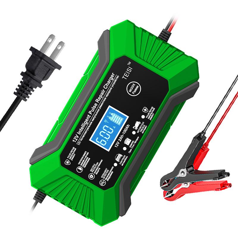 Smart Pulse Repair 12V Car Battery Charger, Nine-Stage Lead-Acid Charger