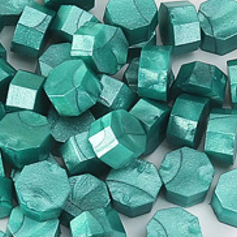 500g Bags of Octagonal Fire Paint Seal Wax Particles Student Handmade DIY Envelope Seal Pearlescent Color Retro Wax