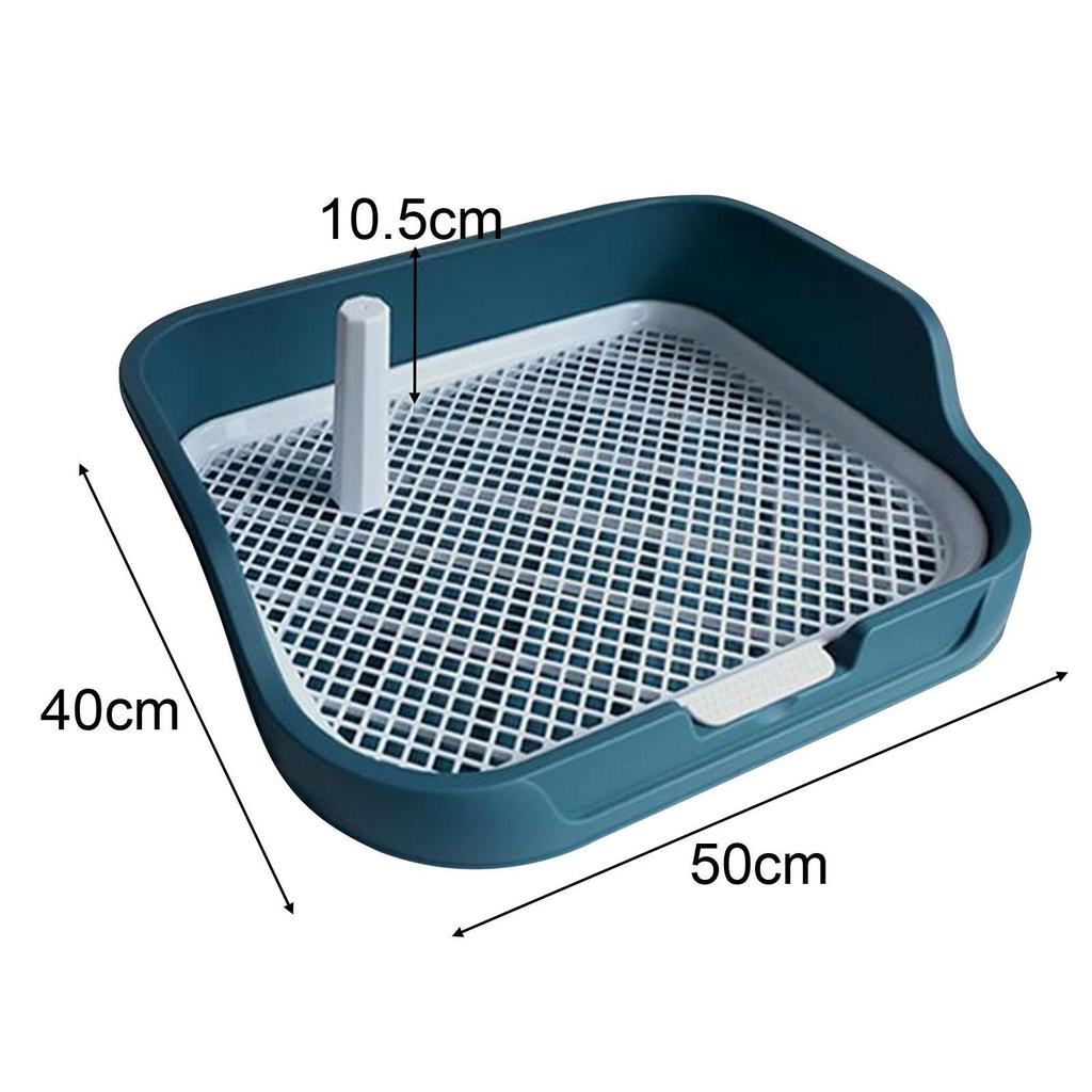 Dog Potty Pad Reusable Indoor Open Top Entry Dog Litter Pan Mesh Grids Toilet for Indoor Bunny Small and Medium Dogs Porch Puppy