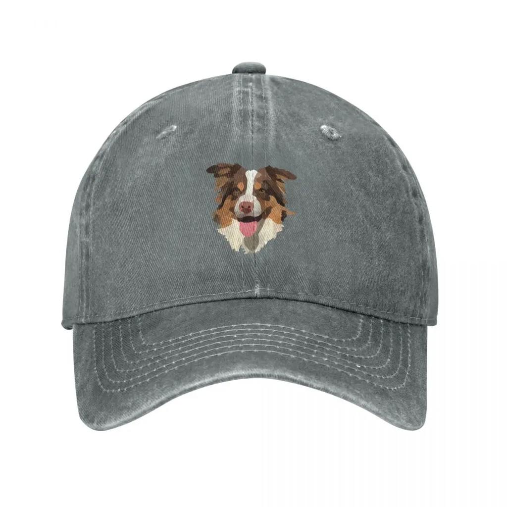 Australian Shepherd Baseball Cap Wild Ball Hat Luxury Caps Big Size Hat Fun Hats Unisex Womens
