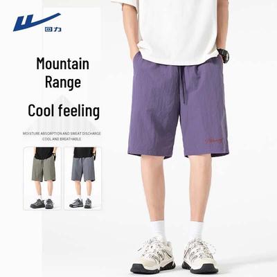 Herrshorts för is-siden, casual sportshorts
