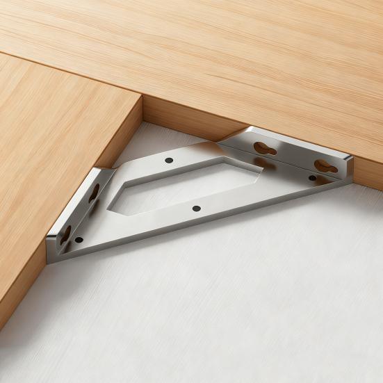 Rechtwinkliger Halterungsstützrahmen mit porösem Design Dekorative Eckwinkel Kratzfeste Oberflächenbehandlung Winkel