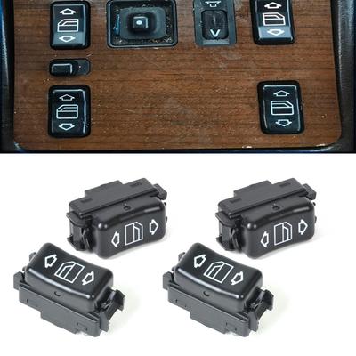 4x For MERCEDES W124 W126 W201 CONSOLE POWER GLASS SWITCH 1248204510 1248204610