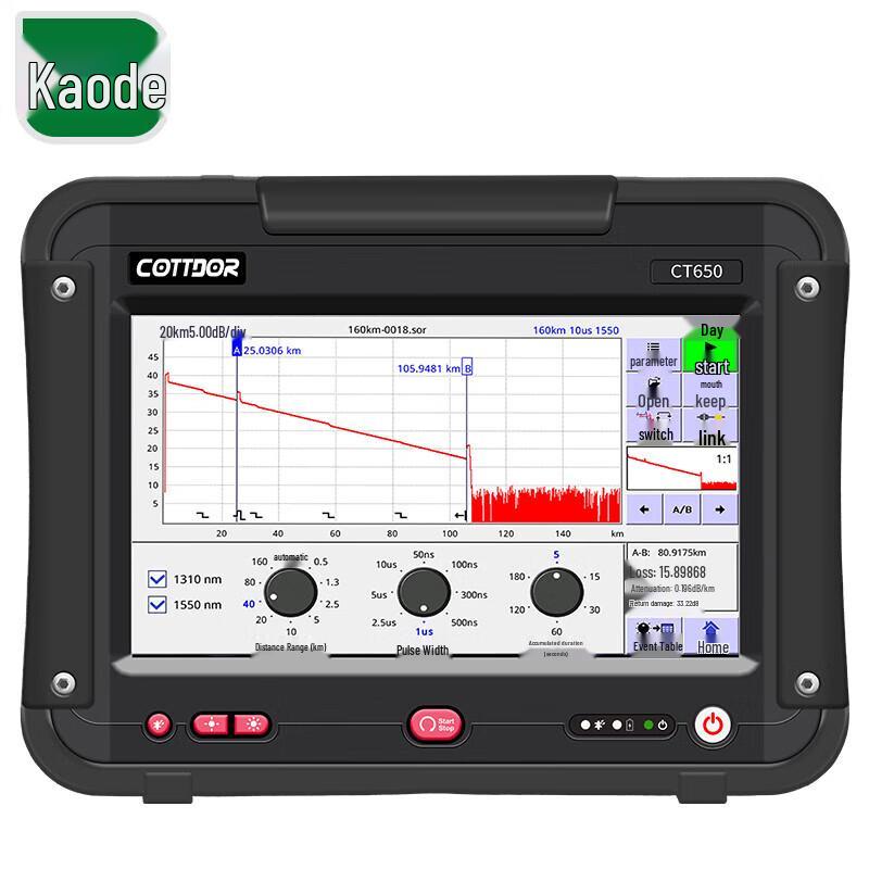 COTTDOR CT650 OTDR Fiber Optic Tester