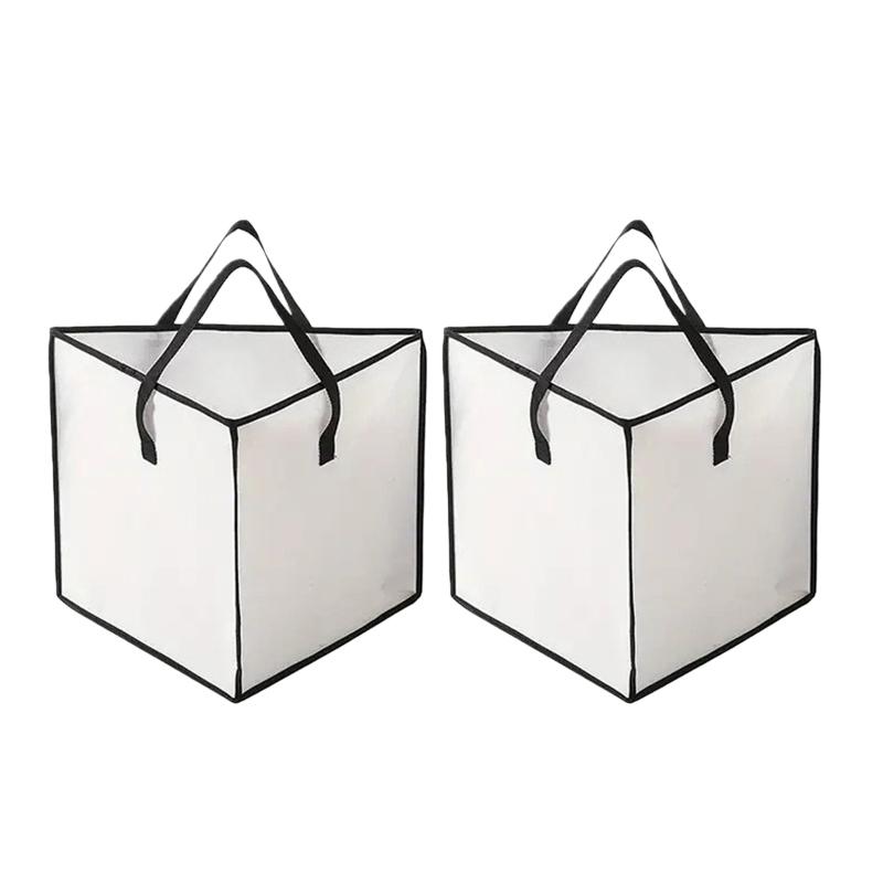 Clothes Hanger Organizer Holder for Space Saving, Hanger Triangle Storage Bag with Handles for Closet Tidier Laundry