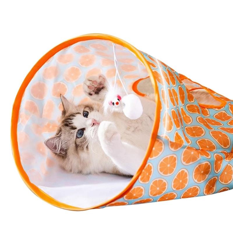 Crinkle Sound Cats Tunnel Toy Cats Play Tent Teasing Tube Pet Entertainment Playtent Pet Interactive Tube Activity Toy