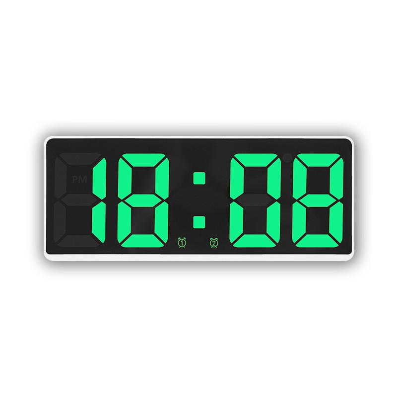 Simple Led Digital Alarm Clock With Date Timer For Home Office And Nightstand Use