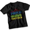 Kids Autism Brother Awareness Tshirt Support Siblings Child Gift Tee