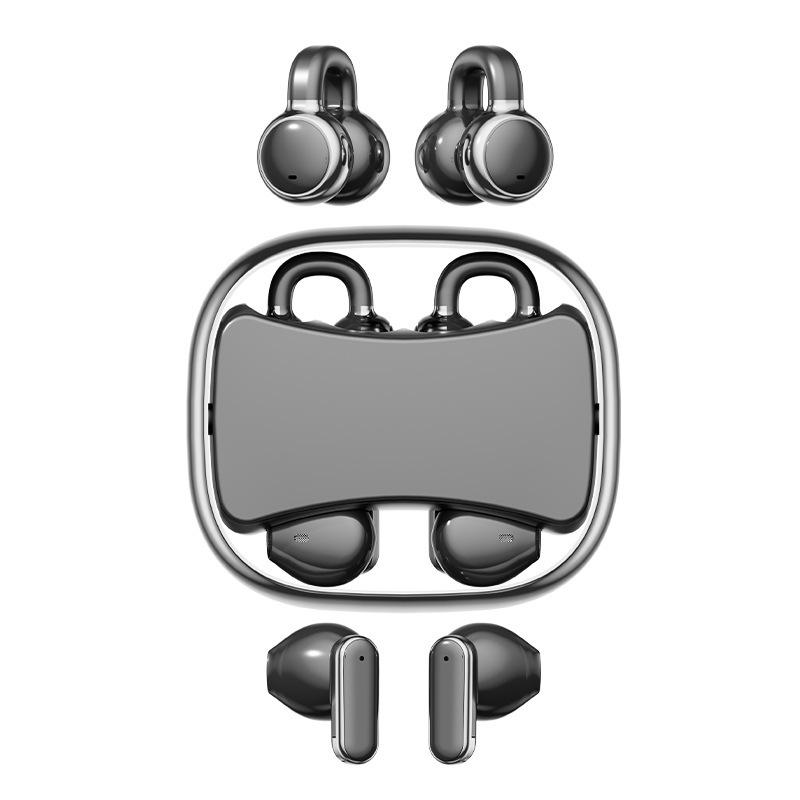 2026 Q9 Rotating Dual Wireless Clip-on Bluetooth Headphones