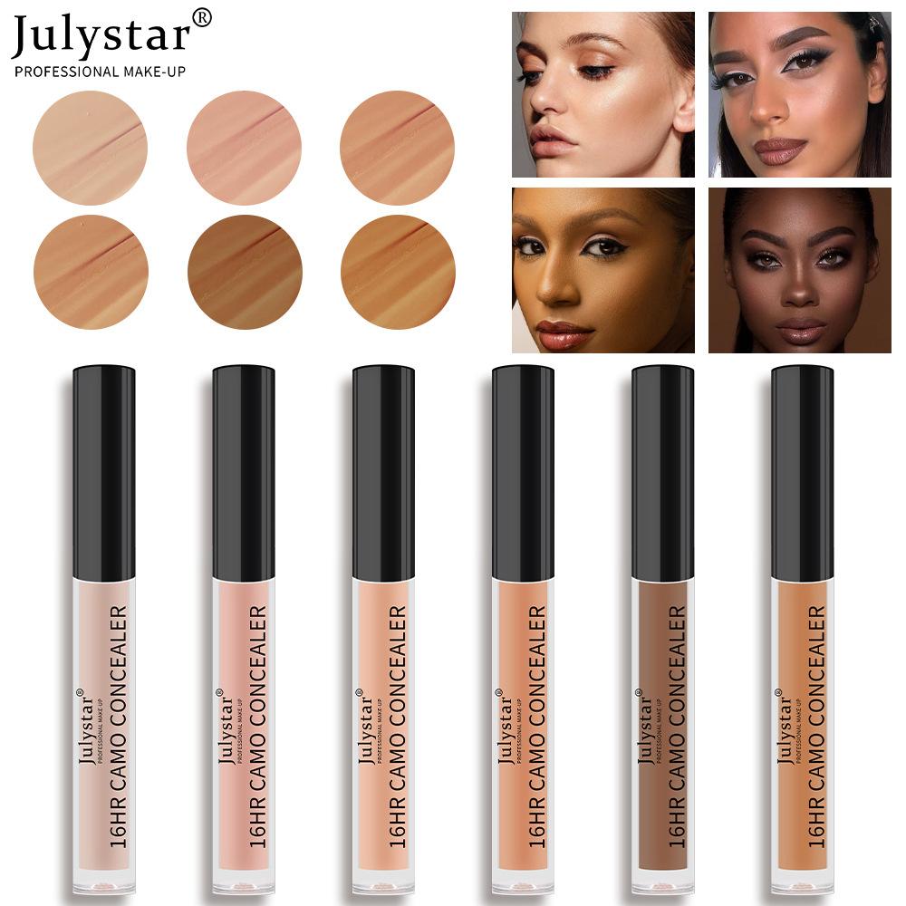 Julystar Waterproof and Sweat-proof Concealer Lasting Concealer Acne Mark Concealer Concealer To Cover Dark Circles