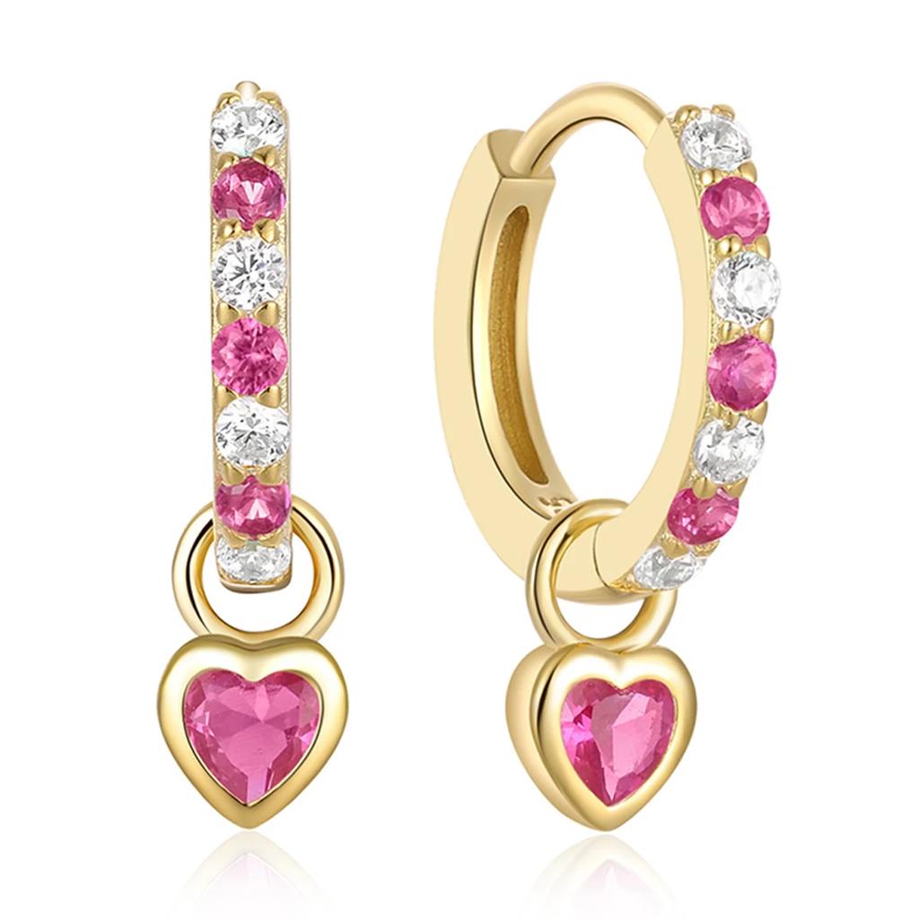 Earrings Gifts for Mom New 925 Silver Bowknot Cherry Stud Earring Butterfly Bee Drop Earring For Woman Jewelry