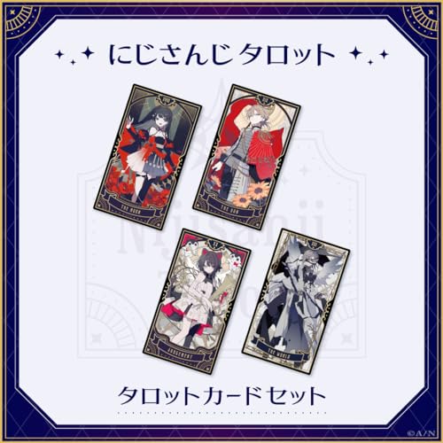 Nijisanji Tarot Tarot Card Set, 1 box containing 25 cards (22 regular versions, 1 of each + 22 rare versions, 3 random cards) Nijisanji Merchandise