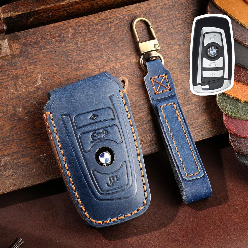 Applicable to BMW 5 series key case 3 series x3/x1/x5/blade three series five series 530 high-end leather key case