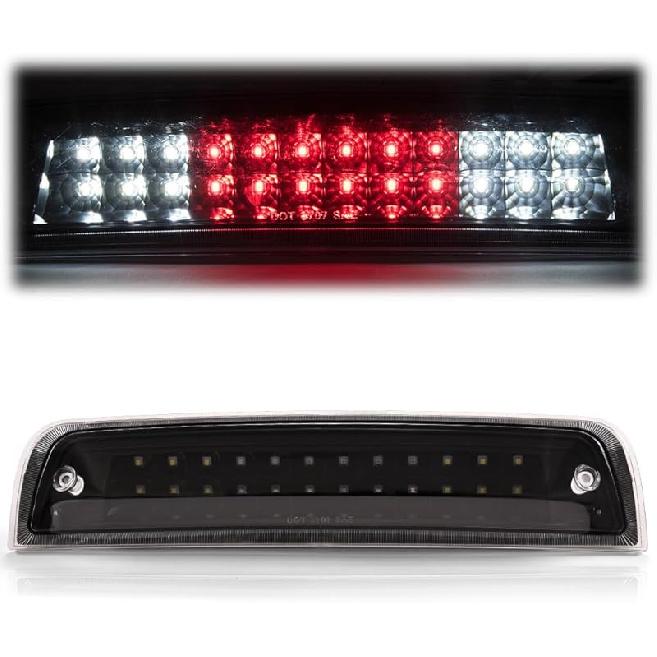PIT66 LED Bar 3Rd Brake Light, Compatible With 2009-2017 Dodge Ram 1500 2500 3500 X Type High Mount Stop Light Rear Tail Cargo Lamps Smoked Lens