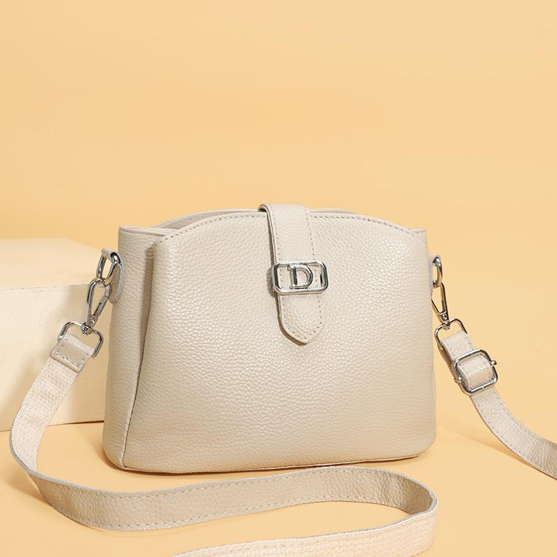 Sac Seau Mode Polyvalent en Cuir de Vache, Sac Bandoulière Unique