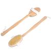Wooden Handle Body Bath Shower Back Brush Scrubber Skin Cleaning Tool