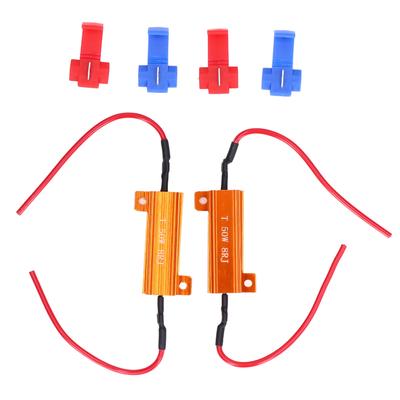 2 Sätze Lastwiderstand 50W 8Ohm Fehlerfreies Zubehör Ersatzkit für LED-Licht DRL