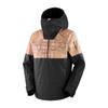 Salomon Transfer Breathable Comfortable Waterproof Lightweight Long Sleeve Ski Jacket Men Jackets Deep-Black C22734