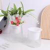 Plastic Self Watering Plant Pot Transparent Lazy Potted Flower Pot Flower Vase  Fish Tank Tabletop