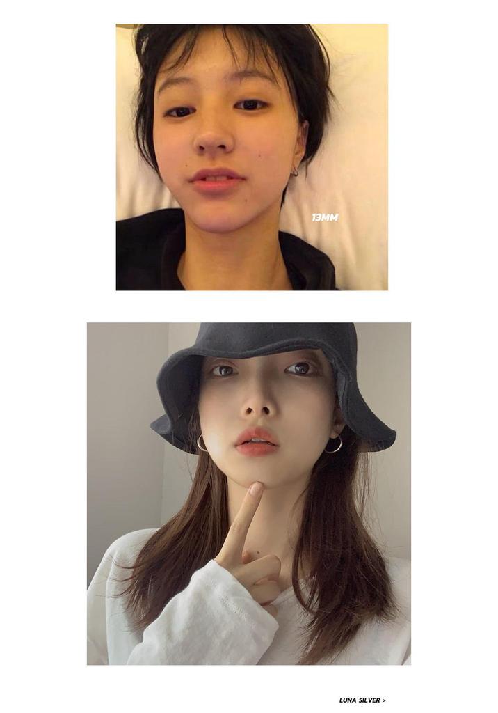 Su Chuang S925 Sterling Silver Bent Tube Hoop Earrings: Versatile Korean Design with Exaggerated Style for Women.