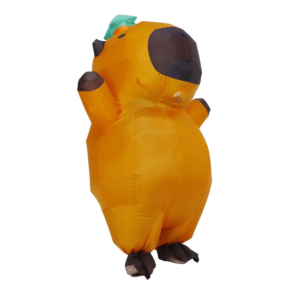 Inflatable Capybara Costume, Creative Cosplay Outfit for Carnival, Role Play Party
