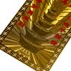 Monochrome Metal Buddha Card Copper Card God Of Wealth Guan Gong Fortune Card Buddhist Gold Card Amulet Gift