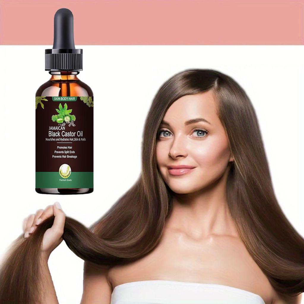 Rice Fermented Hair Growth Oil Essence Hair Oils Growth Serum Rich Nourishing Ingredients Promotes Thicker Stronger