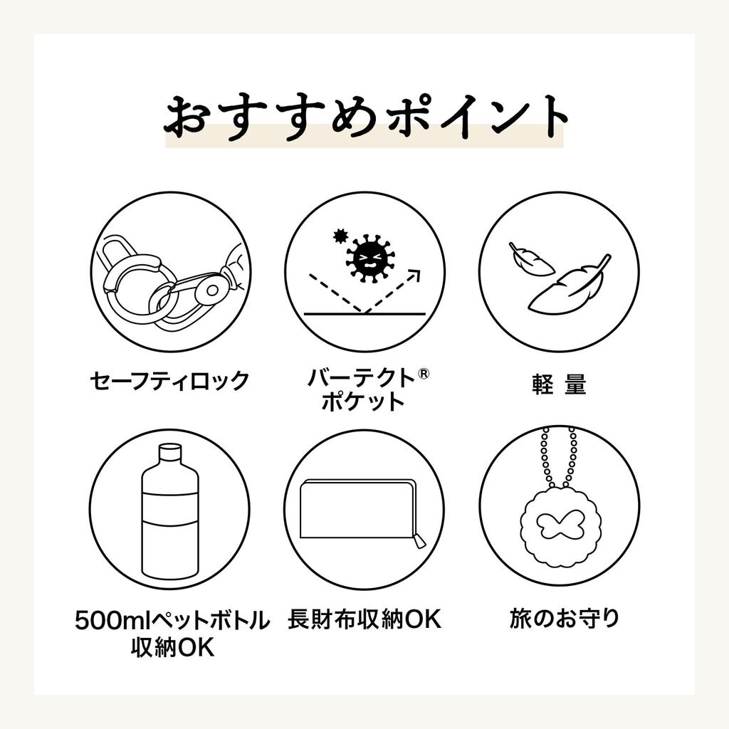 Kanana project Kanana Monogram 3rd Shoulder Crossbody Navy Bag, 6L, 340g, No. 11912, Lightweight, Elegant, Pochette,