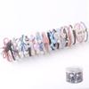 A Set of 16 High-elasticity Elastic Hair Ties with New Styles Every Day.