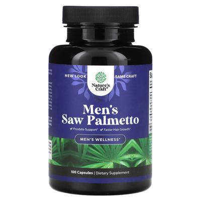 Nature's Craft, Saw Palmetto for Men, 100 Capsules