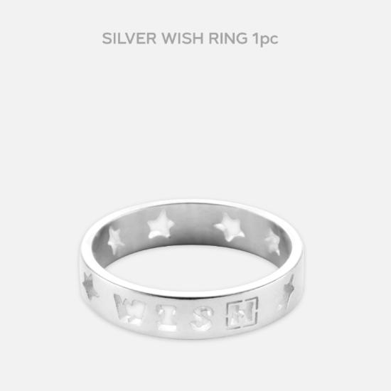 Pre-order 2025 NCT WISH POP-UP Find Your Color Silver Wish Ring