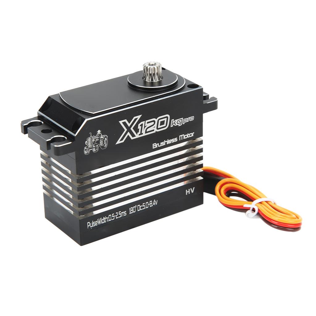120kg High Speed Brushless Servo Waterproof Full Metal High Torsion Digital Servo for 1 5 1 6 RC Car Robot Boat